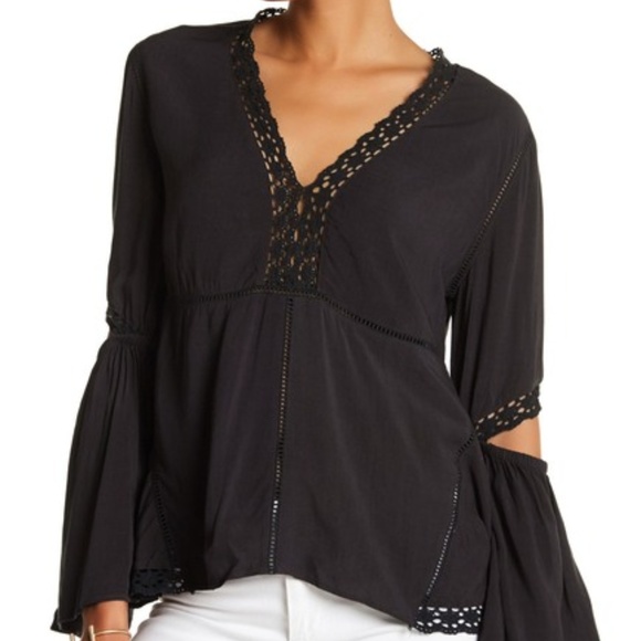 banjara Tops - Banjara Cold Elbow Peasant Blouse